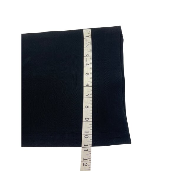 Wide-Leg Black Pants Size 42 By Worldly Things Made In Italy 88j - Picture 8 of 8